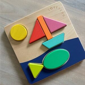 Lovevery - 25-27MO Double-Sided Sunny Day Puzzle from the Helper Play Kit.